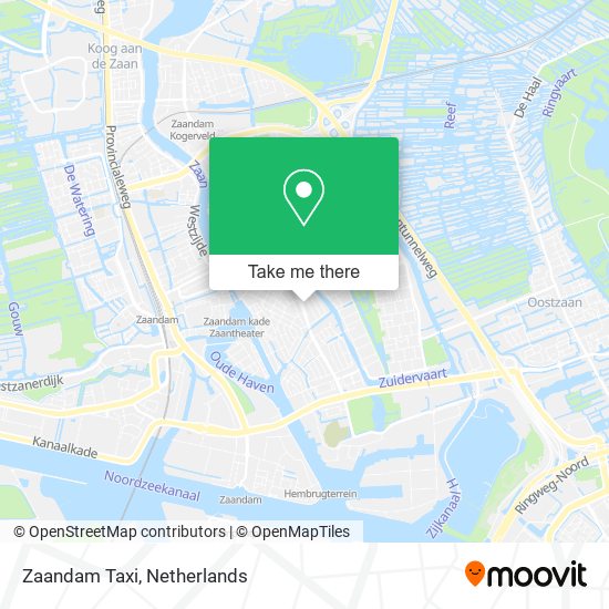 Zaandam Taxi map