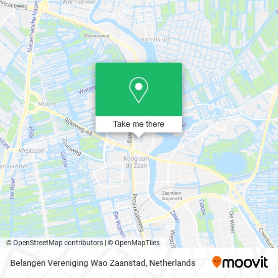 Belangen Vereniging Wao Zaanstad Karte