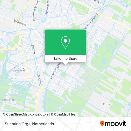 Stichting Orge map
