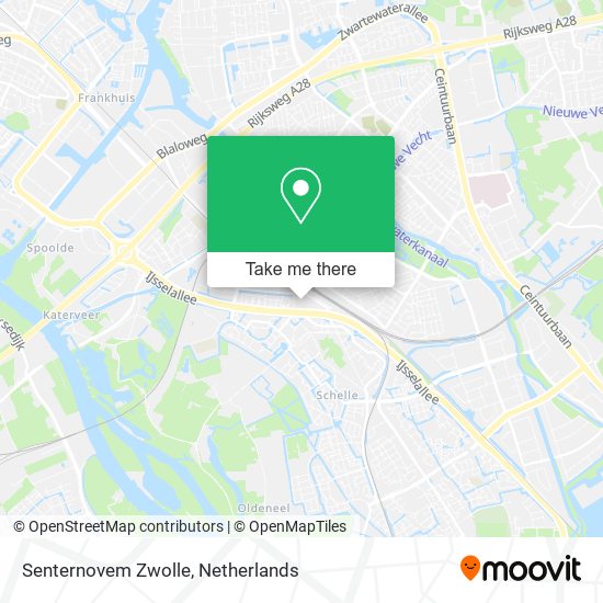 Senternovem Zwolle map