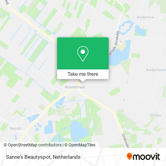 Sanne's Beautyspot map