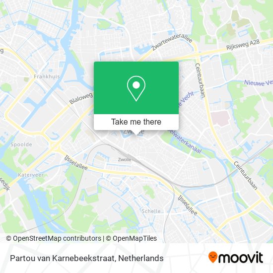 Partou van Karnebeekstraat Karte