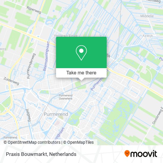 Praxis Bouwmarkt map