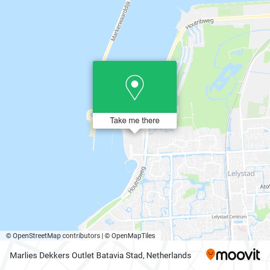 Marlies Dekkers Outlet Batavia Stad map