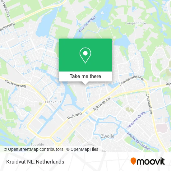 Kruidvat NL map