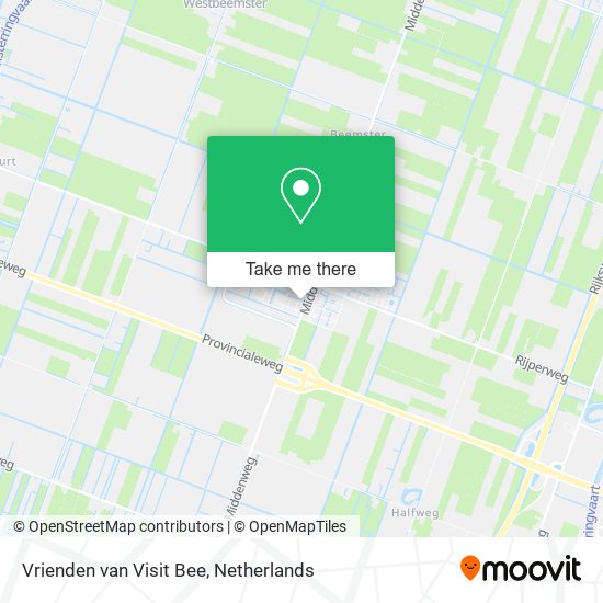 Vrienden van Visit Bee map