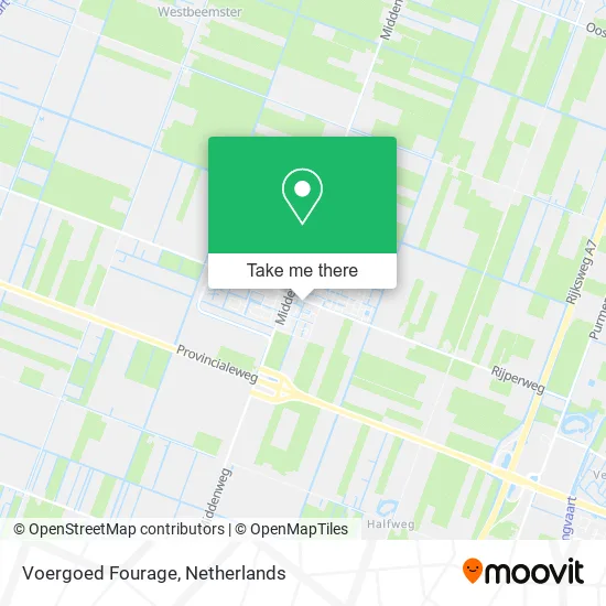Voergoed Fourage map