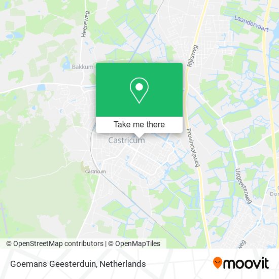 Goemans Geesterduin map