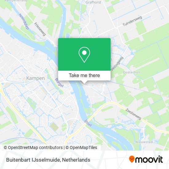 Buitenbart IJsselmuide map