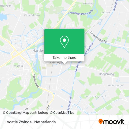 Locatie Zwingel map