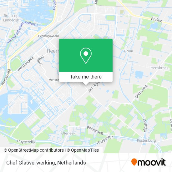 Chef Glasverwerking map