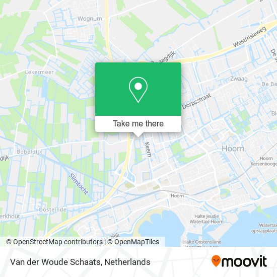 Van der Woude Schaats map