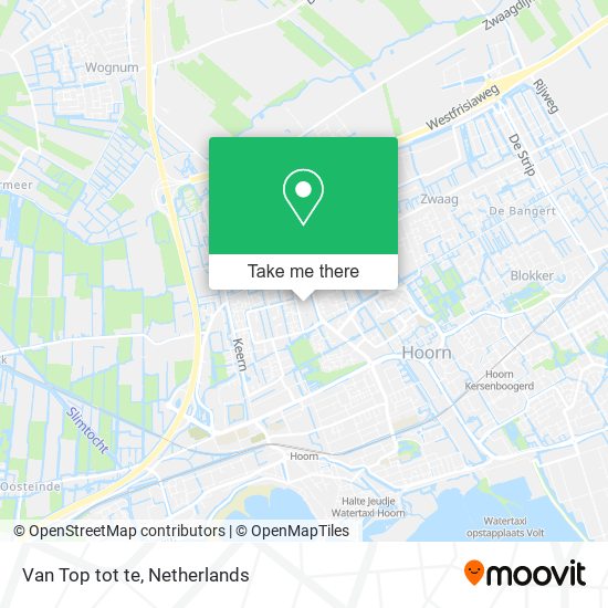 Van Top tot te map