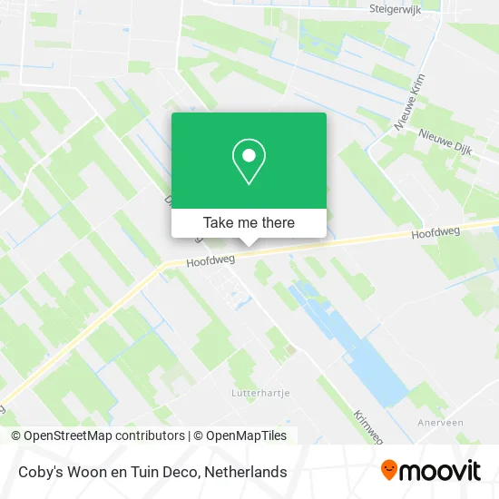 Coby's Woon en Tuin Deco map
