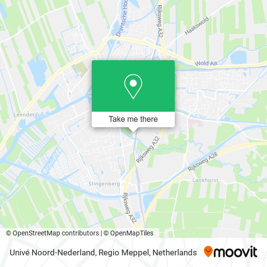 Univé Noord-Nederland, Regio Meppel map