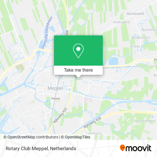 Rotary Club Meppel map