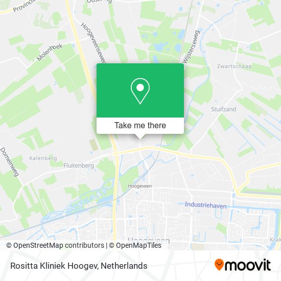 Rositta Kliniek Hoogev map