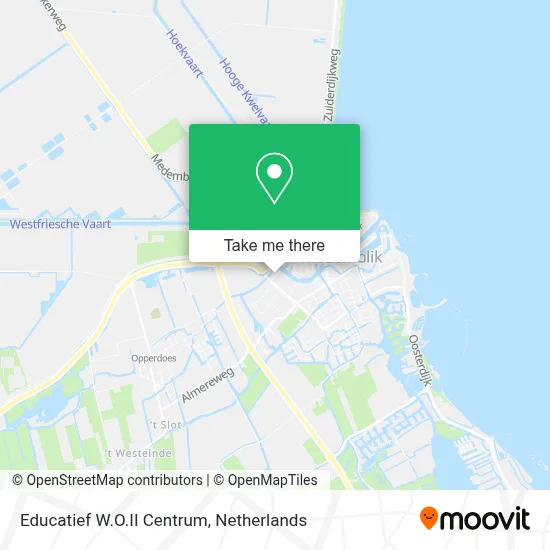 Educatief W.O.II Centrum map