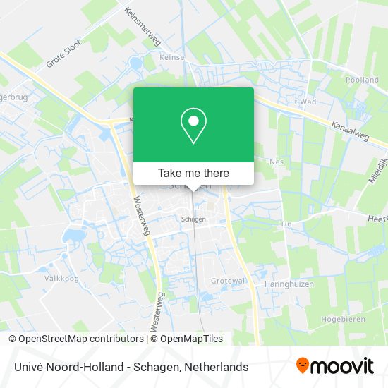 Univé Noord-Holland - Schagen map