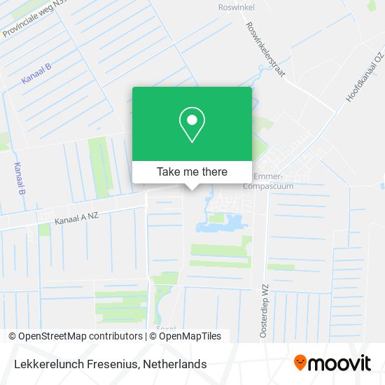 Lekkerelunch Fresenius map