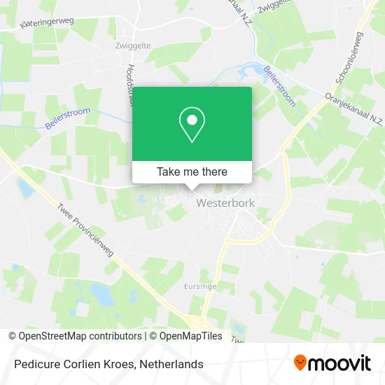Pedicure Corlien Kroes map