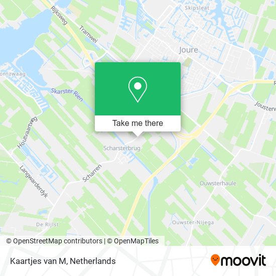 Kaartjes van M map