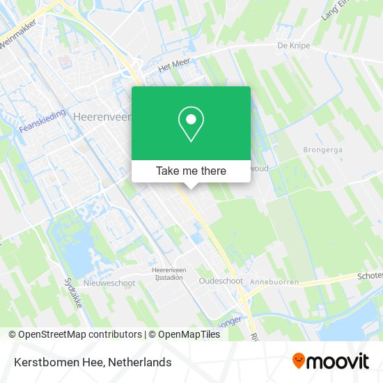 Kerstbomen Hee map