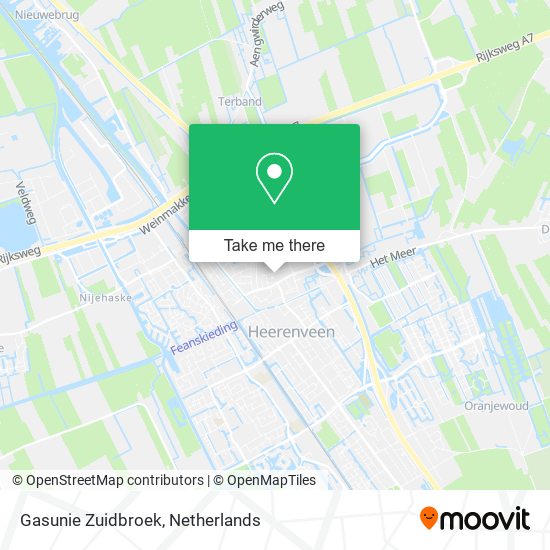 Gasunie Zuidbroek map