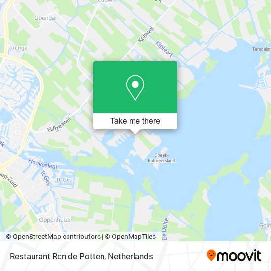 Restaurant Rcn de Potten map