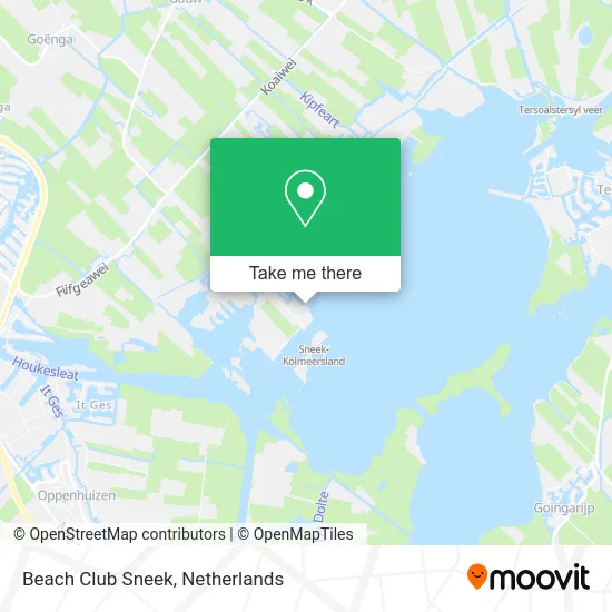 Beach Club Sneek map