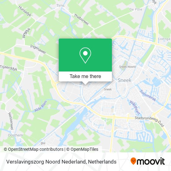 Verslavingszorg Noord Nederland map