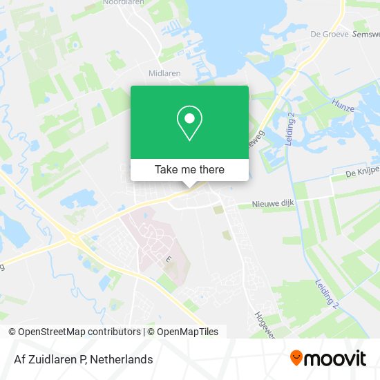 Af Zuidlaren P map