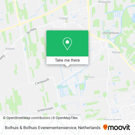 Bolhuis & Bolhuis Evenementenservice map