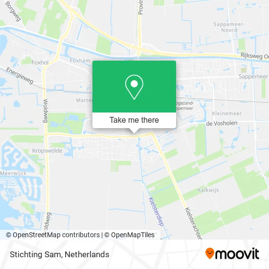 Stichting Sam map