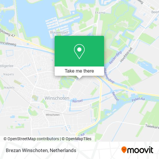 Brezan Winschoten map