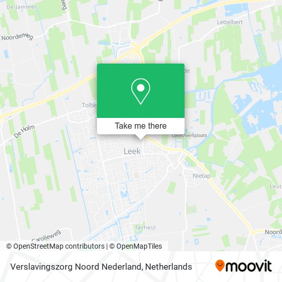 Verslavingszorg Noord Nederland Karte