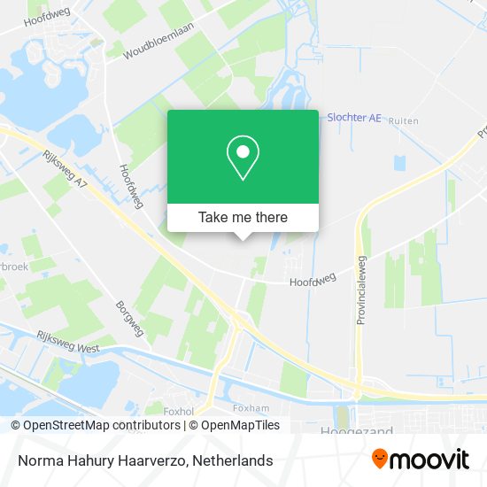 Norma Hahury Haarverzo map