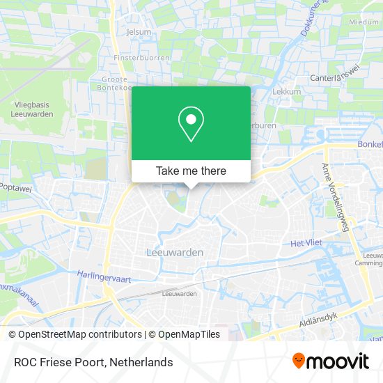 ROC Friese Poort map