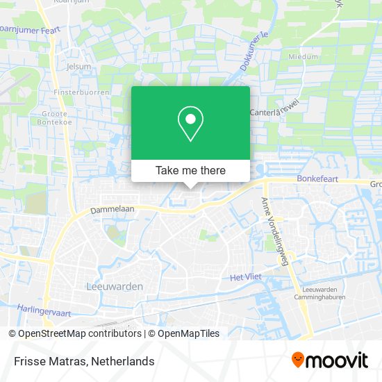 Frisse Matras map