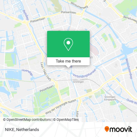 Paragraaf De volgende verkiezen How to get to NIKE in Groningen by Bus or Train?