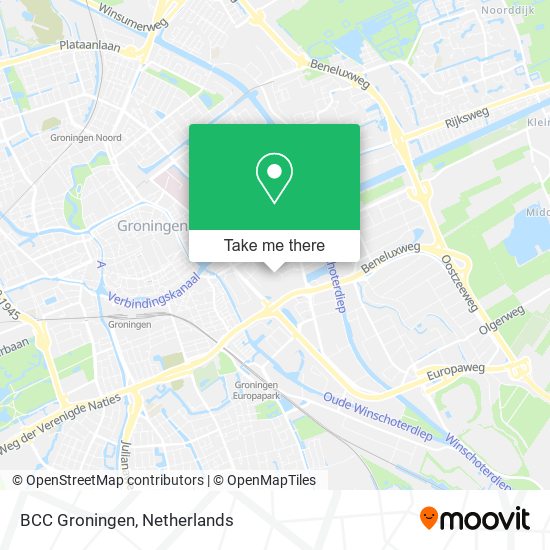 BCC Groningen Karte