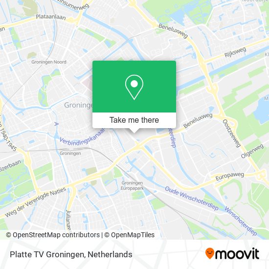 Platte TV Groningen Karte