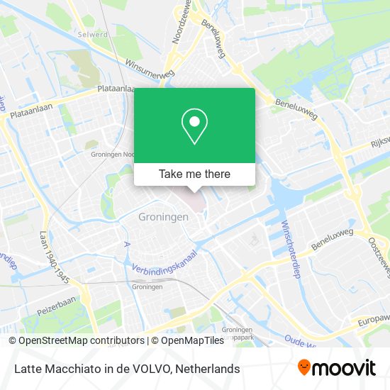 Latte Macchiato in de VOLVO map