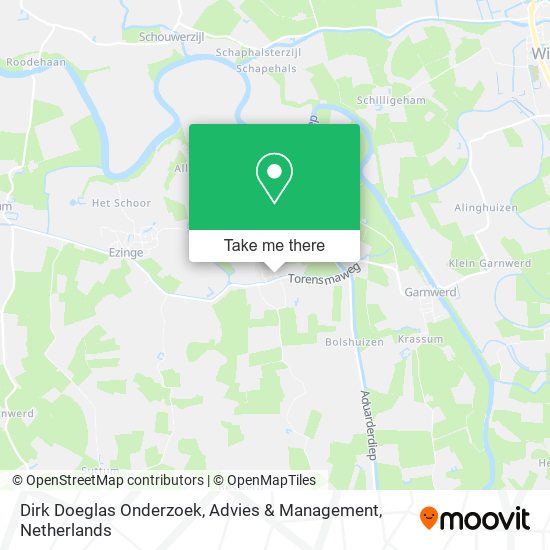 Dirk Doeglas Onderzoek, Advies & Management map