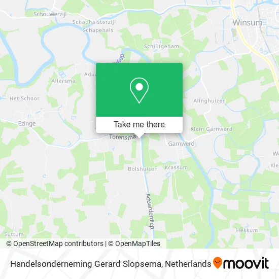 Handelsonderneming Gerard Slopsema map