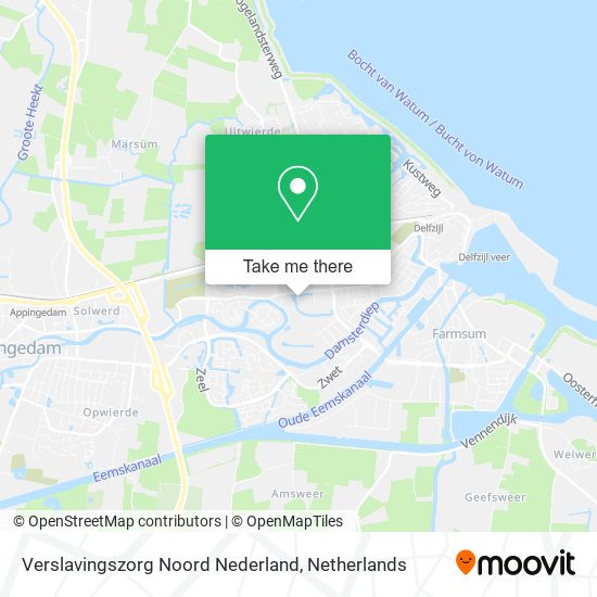 Verslavingszorg Noord Nederland map