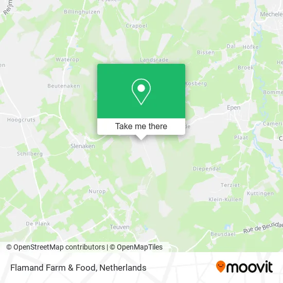 Flamand Farm & Food map