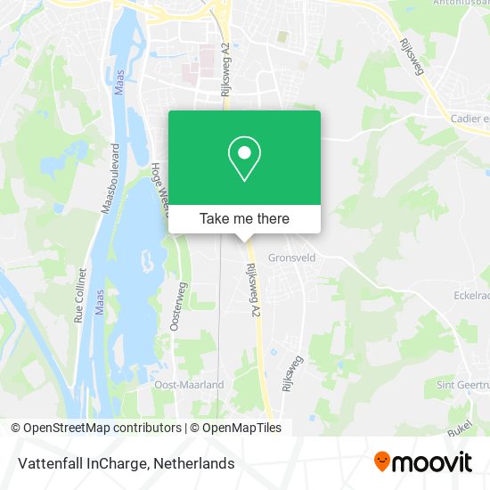 Vattenfall InCharge map