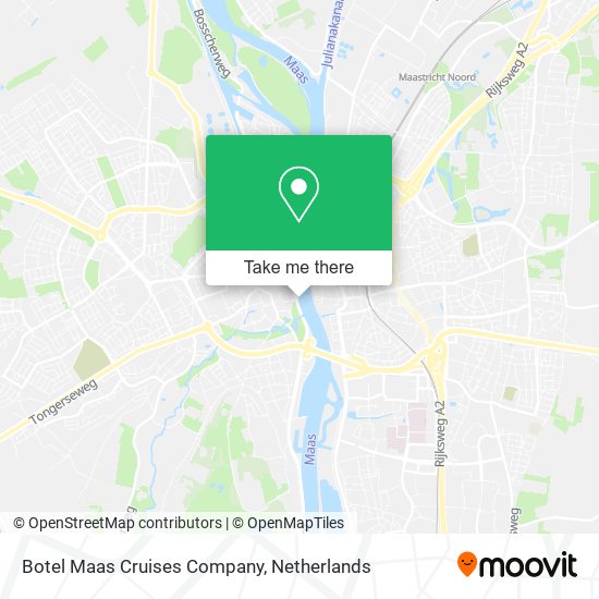 Botel Maas Cruises Company map