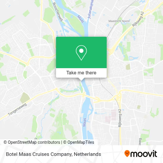 Botel Maas Cruises Company map